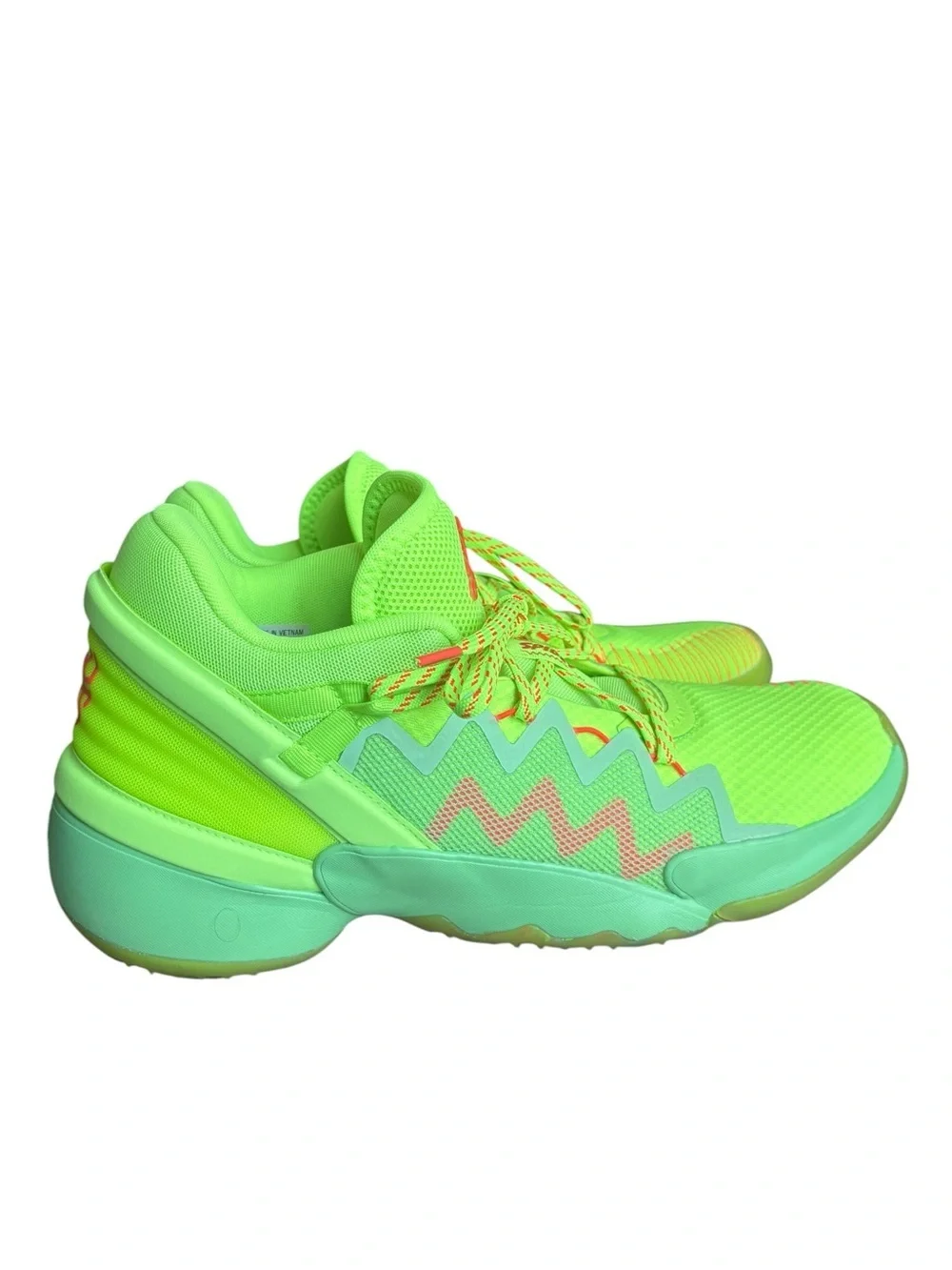 Men’s Adidas D.O.N. Issue 2 x Marvel Spider Sense 2020 Green size 13.5